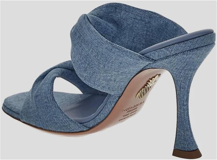 Aquazzura Denim Hakmuiltjes voor Dames Blue Dames