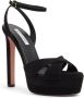 Aquazzura Elegant Zwart Sandaal Plateau Hakken Black Dames - Thumbnail 2