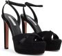 Aquazzura Elegant Zwart Sandaal Plateau Hakken Black Dames - Thumbnail 4