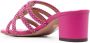 Aquazzura Kristalversierde leren muilen Pink Dames - Thumbnail 3