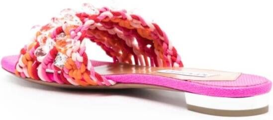 Aquazzura Flip Flops & Sliders Pink Dames