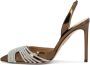 Aquazzura Slingback pumps met spiegelende kristaldetail Brown Dames - Thumbnail 3