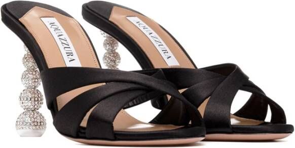 Aquazzura Gehakte muiltjes voor vrouwen veelzijdige stijl Black Dames