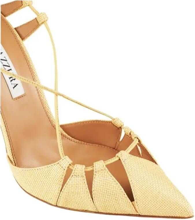 Aquazzura Gele Pumps Bellissima Sandalen