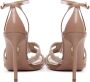 Aquazzura Glitter Enkelband Sandalen Nude Beige Dames - Thumbnail 3