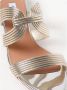 Aquazzura Gouden Knoop Hak Sandalen - Thumbnail 2