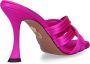 Aquazzura Roze Satijnen Hakken Muiltjes Pink Dames - Thumbnail 5