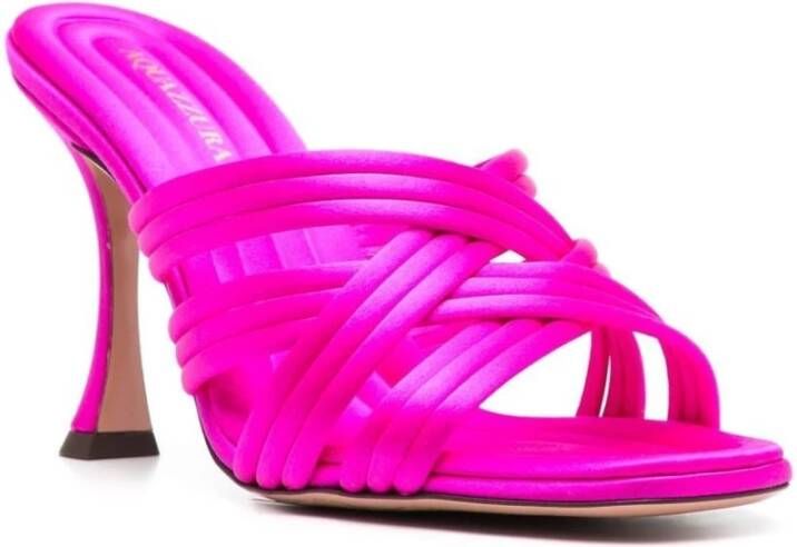 Aquazzura Heeled Mules Roze Dames
