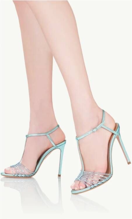 Aquazzura High Heel Sandals Blauw Dames