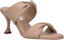 Aquazzura Twist 95 Leren Sandalen Brown Dames - Thumbnail 4