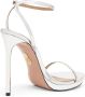 Aquazzura Zilver Metallic Hoge Hak Sandalen Gray Dames - Thumbnail 2