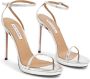 Aquazzura Zilver Metallic Hoge Hak Sandalen Gray Dames - Thumbnail 4