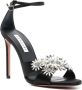 Aquazzura Zwarte met kristallen versierde bloemsandalen Black Dames - Thumbnail 2