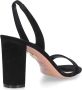 Aquazzura Emanuela Block Sandalen Zwart Black Dames - Thumbnail 5