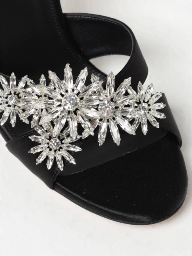 Aquazzura Kristalversierde hoge sandalen