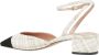 Aquazzura Lage Hak Tweed Pump met Verstelbare Band - Thumbnail 2