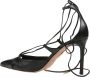 Aquazzura Leren puntige neus veterschoenen - Thumbnail 2