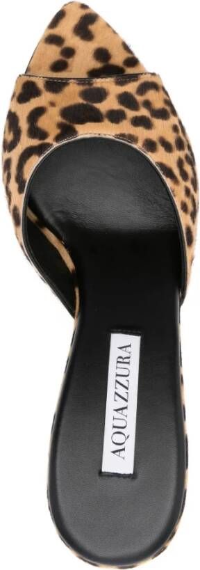 Aquazzura Luipaardprint Stiletto Muiltjes