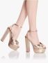 Aquazzura Metallic Leren Plateau Sandalen - Thumbnail 2