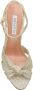 Aquazzura Metallic Open Teen Blokhak Sandalen Gray Dames - Thumbnail 4