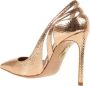 Aquazzura Metallic Pumps voor Vrouwen Elegante Stijl Yellow Dames - Thumbnail 2