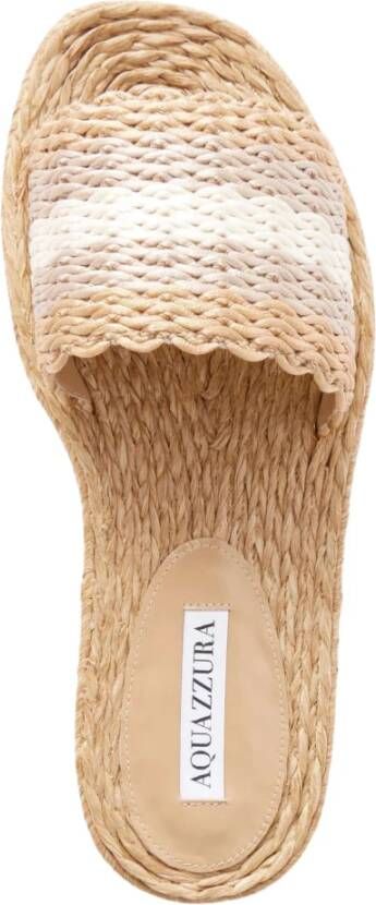 Aquazzura Platte Sandalen voor Stranddagen