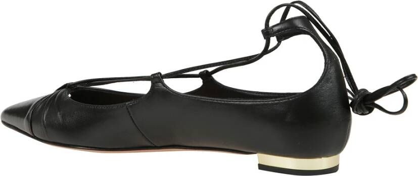 Aquazzura Platte schoenen met gekruiste enkelbandjes