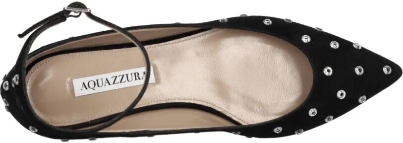 Aquazzura Platte schoenen Zwart