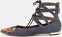 Aquazzura Pre-owned Denim sandals Blue Dames - Thumbnail 2