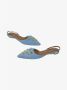Aquazzura Pre-owned Denim sandals Blue Dames - Thumbnail 4