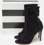 Aquazzura Pre-owned Fabric boots Black Dames - Thumbnail 9