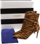 Aquazzura Pre-owned Fabric boots Brown Dames - Thumbnail 8