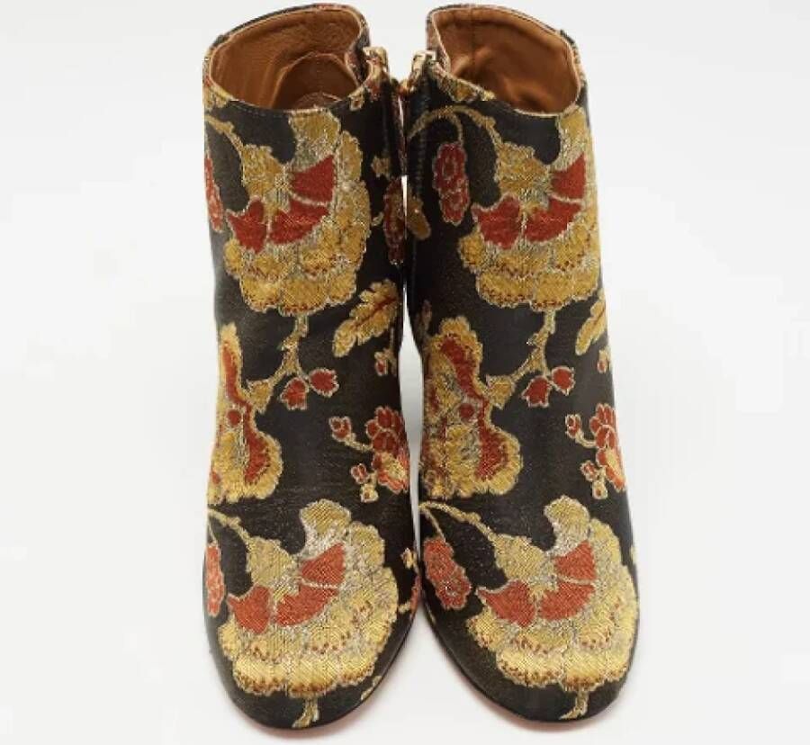 Aquazzura Pre-owned Fabric boots Multicolor Dames