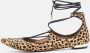 Aquazzura Pre-owned Fabric flats Brown Dames - Thumbnail 2