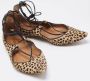 Aquazzura Pre-owned Fabric flats Brown Dames - Thumbnail 4