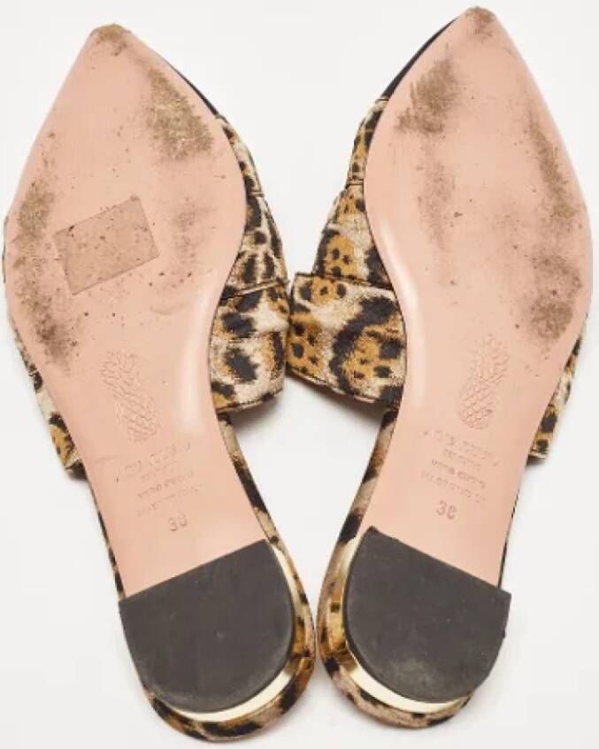 Aquazzura Pre-owned Fabric flats Multicolor Dames