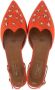 Aquazzura Pre-owned Fabric flats Orange Dames - Thumbnail 6