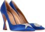 Aquazzura Pre-owned Fabric heels Blue Dames - Thumbnail 2