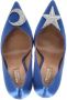 Aquazzura Pre-owned Fabric heels Blue Dames - Thumbnail 7