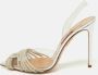 Aquazzura Pre-owned Fabric heels White Dames - Thumbnail 2