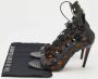 Aquazzura Pre-owned Fabric sandals Black Dames - Thumbnail 8