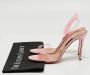 Aquazzura Pre-owned Fabric sandals Pink Dames - Thumbnail 9