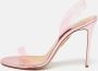 Aquazzura Pre-owned Fabric sandals Pink Dames - Thumbnail 2