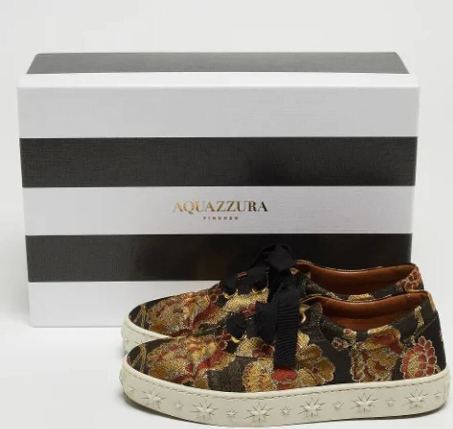 Aquazzura Pre-owned Fabric sneakers Multicolor Dames