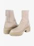 Aquazzura Pre-owned Leather boots Beige Dames - Thumbnail 4