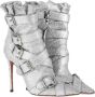 Aquazzura Pre-owned Leather boots Gray Dames - Thumbnail 4