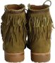 Aquazzura Pre-owned Leather boots Green Dames - Thumbnail 4
