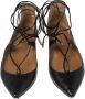 Aquazzura Pre-owned Leather flats Black Dames - Thumbnail 2