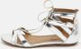 Aquazzura Pre-owned Leather flats Gray Dames - Thumbnail 2