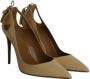 Aquazzura Pre-owned Leather heels Beige Dames - Thumbnail 3